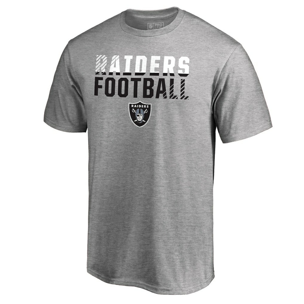 Las Vegas Raiders Iconic Collection Fade Out T-Shirt - Ash - NFL