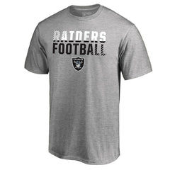 Las Vegas Raiders Iconic Collection Fade Out T-Shirt - Ash - NFL
