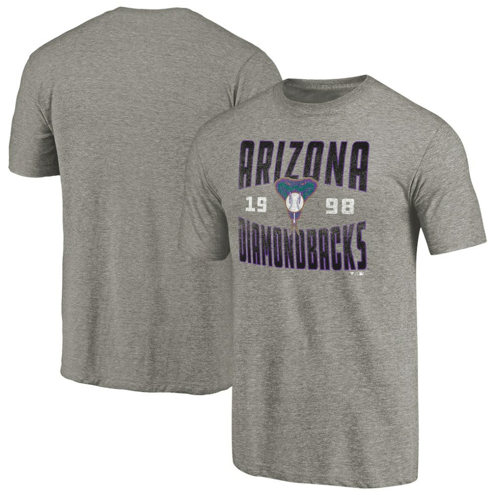 Arizona Diamondbacks Cooperstown Collection Antique Stack Tri-Blend T-Shirt Outlet
