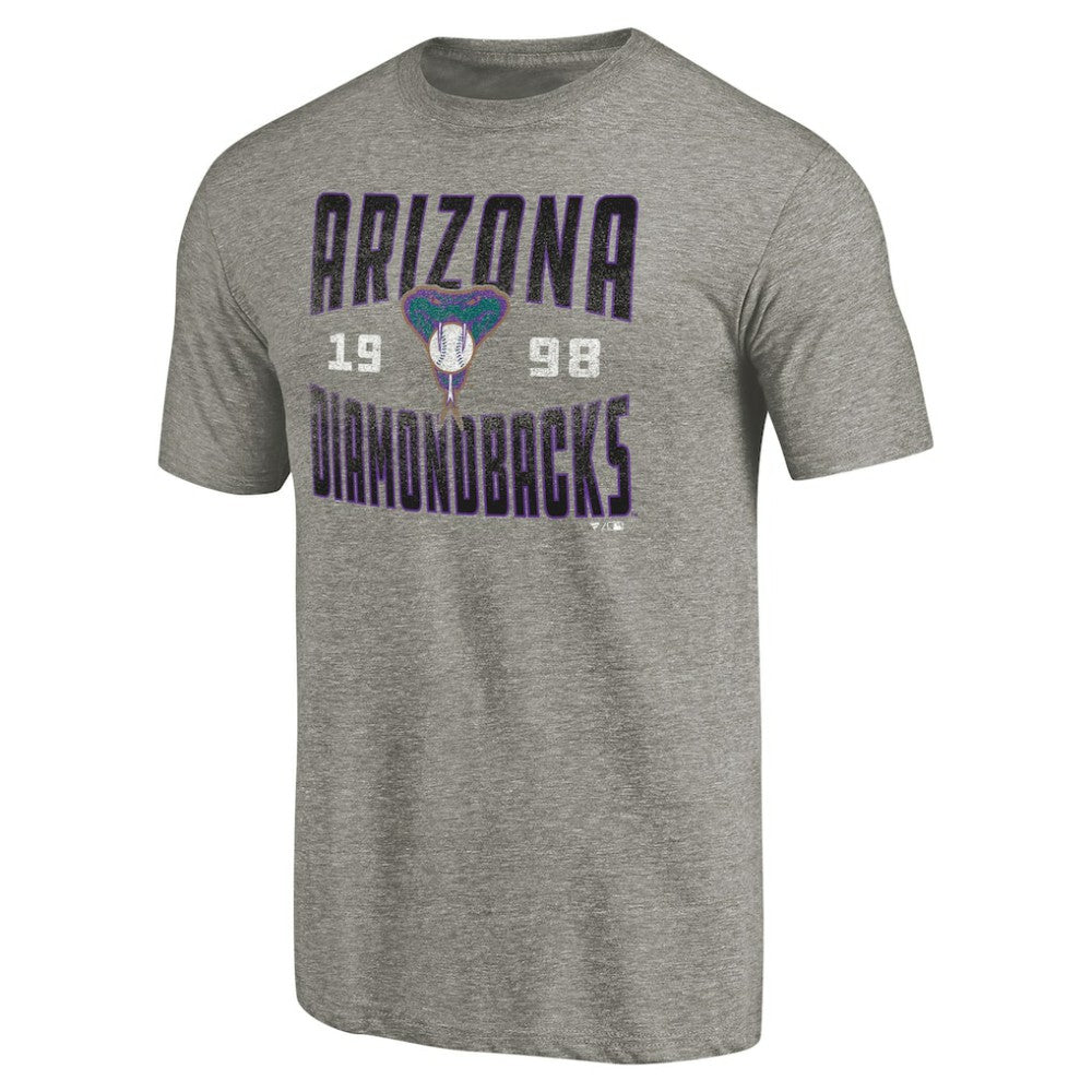 Arizona Diamondbacks Cooperstown Collection Antique Stack Tri-Blend T-Shirt Outlet