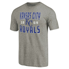 Kansas City Royals Cooperstown Collection Antique Stack Tri-Blend T-Shirt Sale