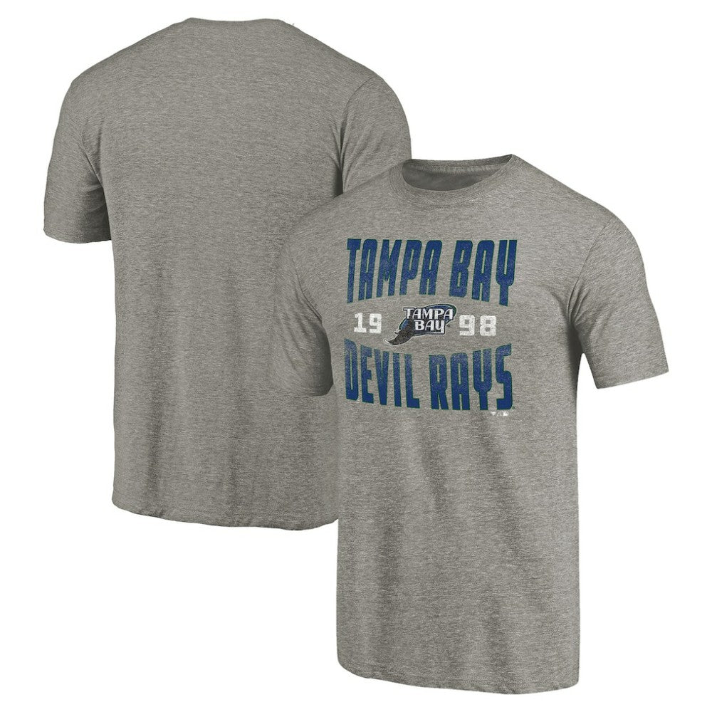 Tampa Bay Rays Cooperstown Collection Antique Stack Tri-Blend T-Shirt Sale