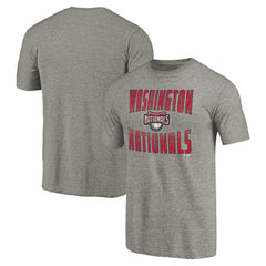 Washington Nationals Cooperstown Collection Antique Stack Tri-Blend T-Shirt Near Me