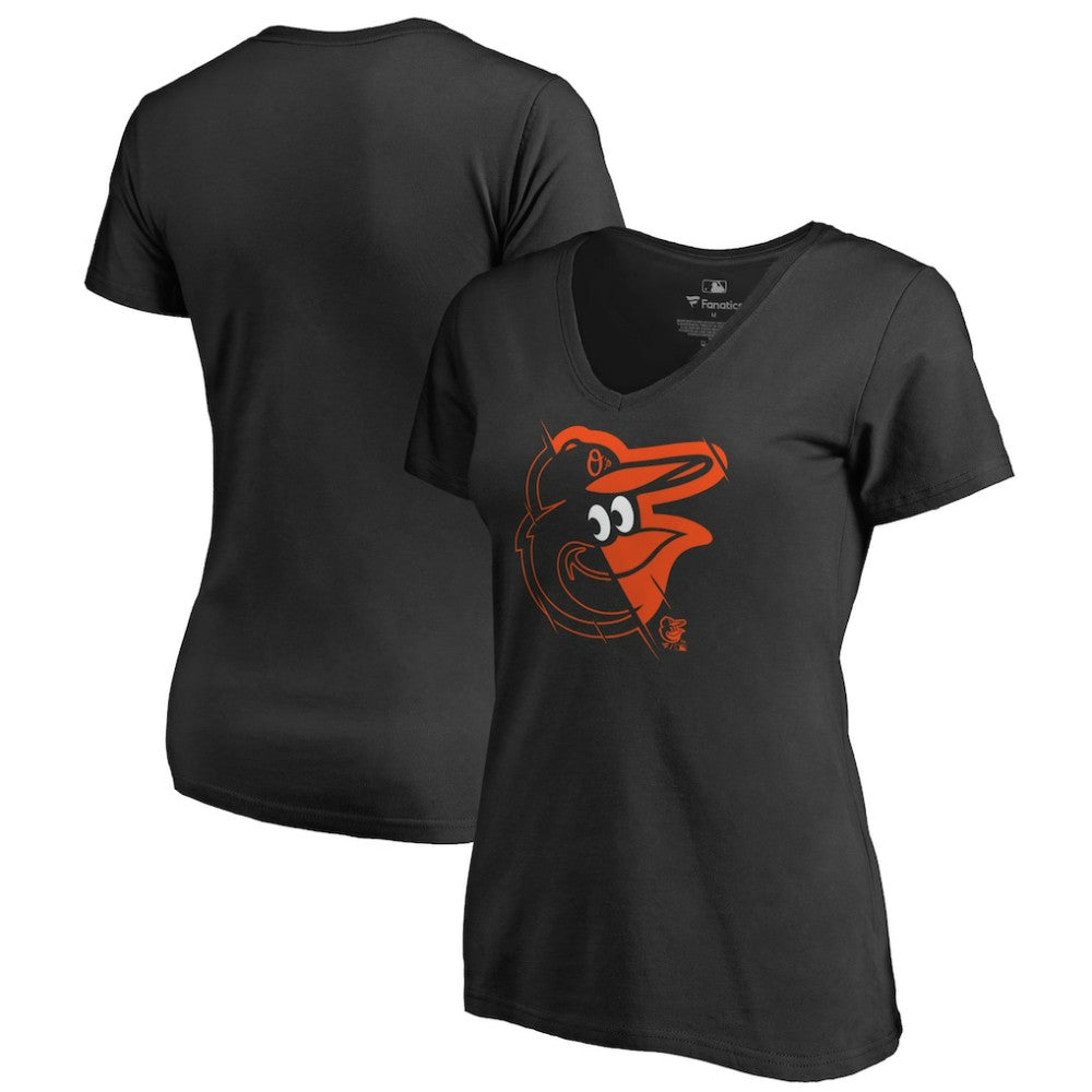 Baltimore Orioles Women's X-Ray V-Neck T-Shirt Discount
