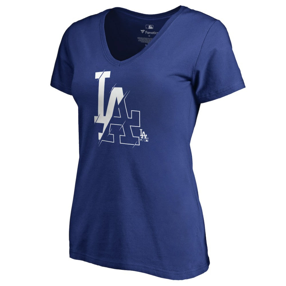 Los Angeles Dodgers Women's X-Ray V-Neck T-Shirt for sale