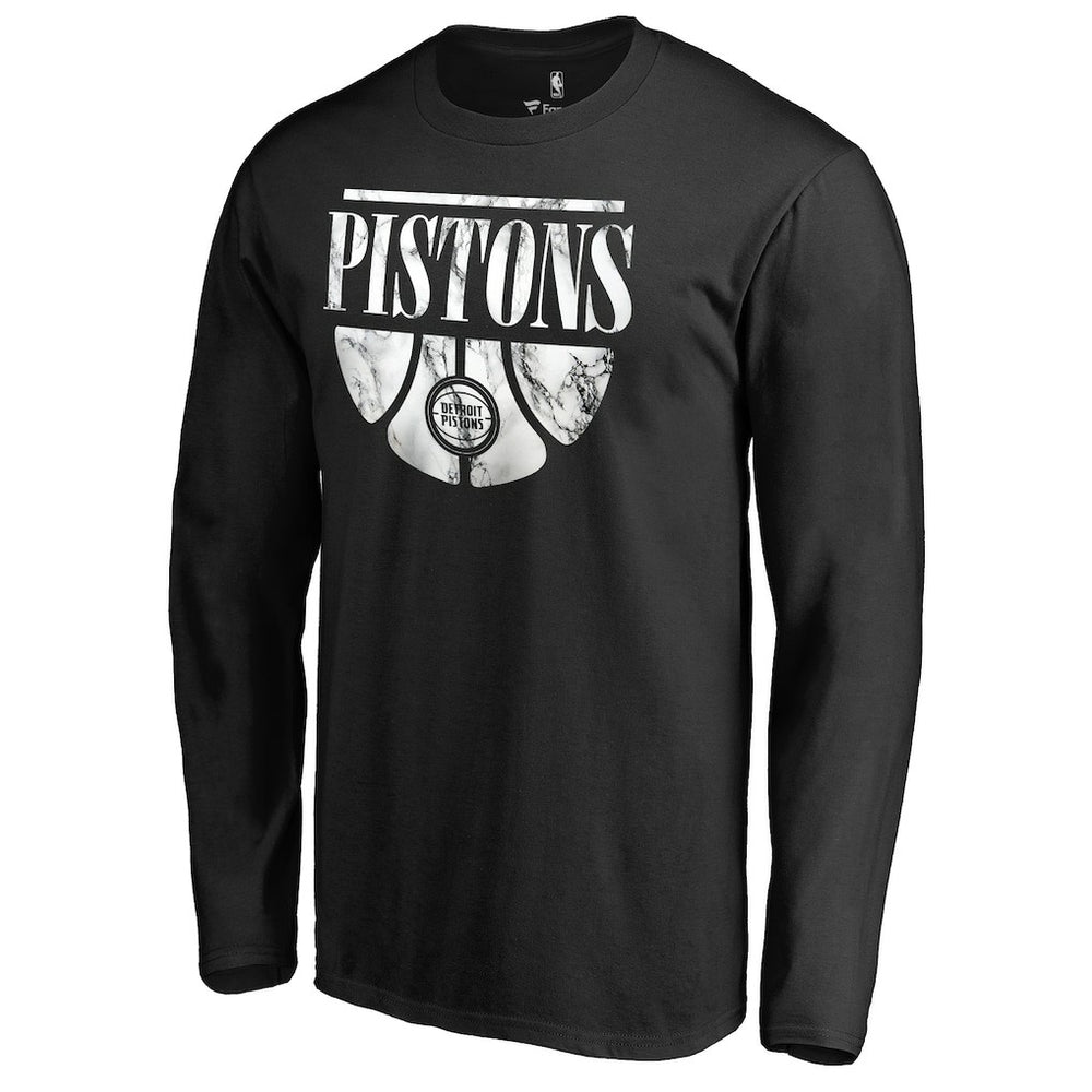 Detroit Pistons Buckets Long Sleeve T-Shirt Black