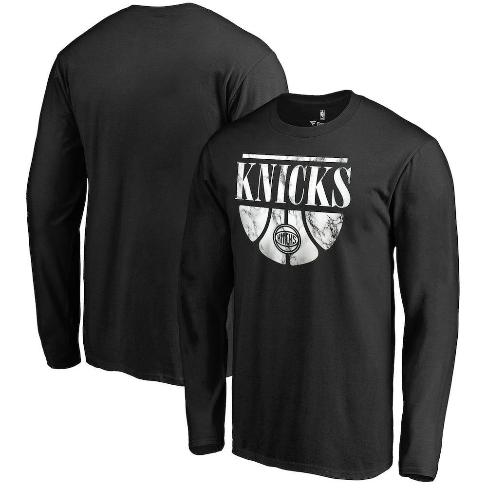 New York Knicks Buckets Long Sleeve T-Shirt Black
