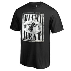 Miami Heat Black Court Vision T-Shirt
