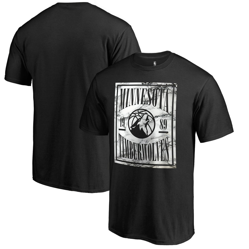 Minnesota Timberwolves Black Court Vision T-Shirt