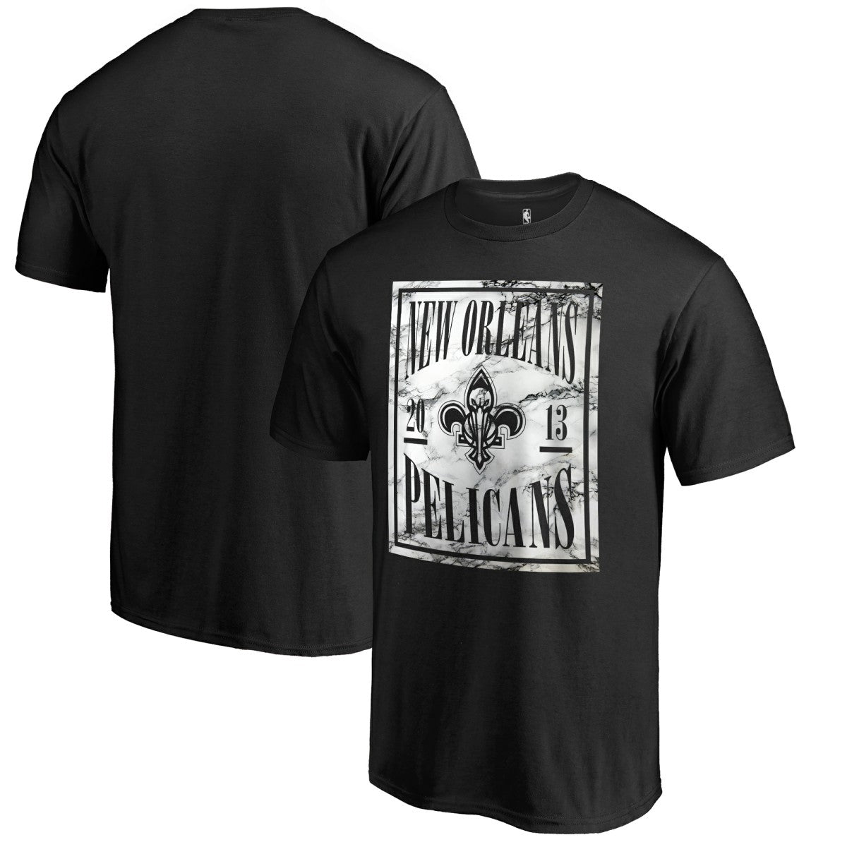 New Orleans Pelicans Black Court Vision T-Shirt