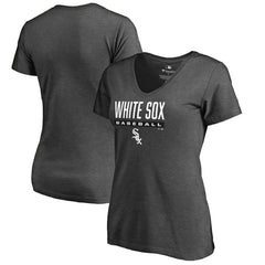 Chicago White Sox Women's Win Stripe V-Neck T-Shirt Near Me