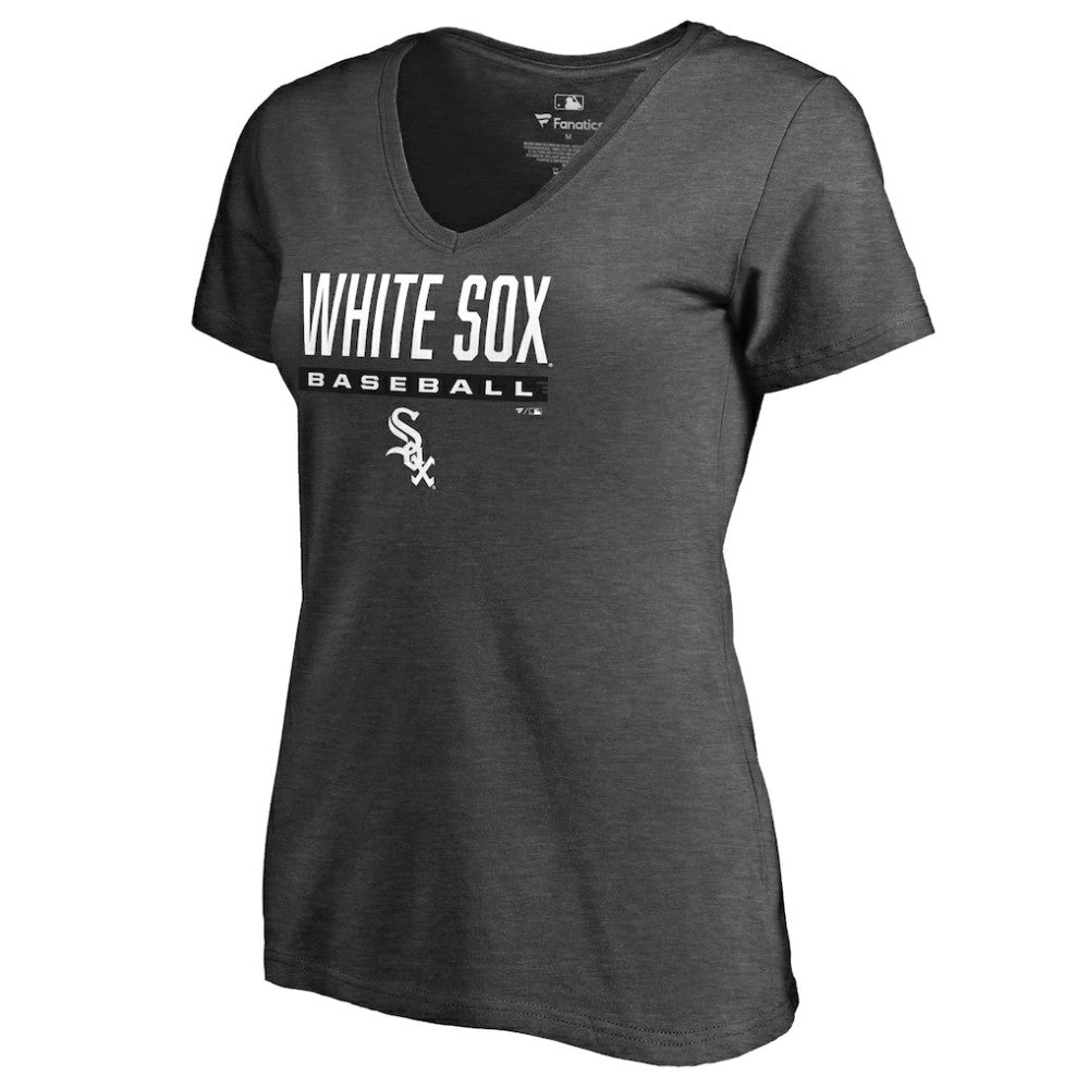 Chicago White Sox Women's Win Stripe V-Neck T-Shirt Near Me