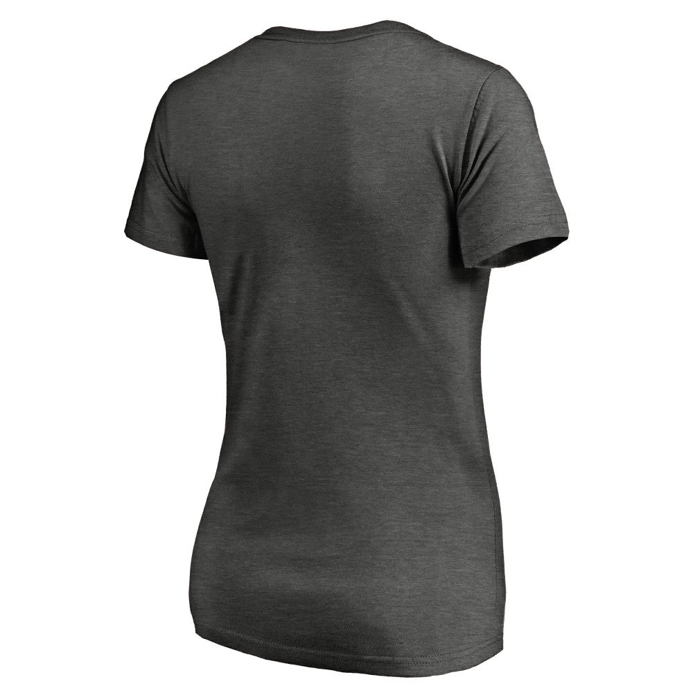 Los Angeles Angels Women's Win Stripe V-Neck T-Shirt Outlet