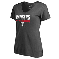 Texas Rangers Women's Win Stripe V-Neck T-Shirt Near Me