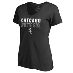 Chicago White Sox Women's Fade Out V-Neck T-Shirt Sale