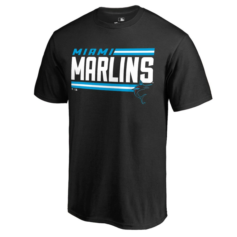 Miami Marlins Onside Stripe T-Shirt Outlet