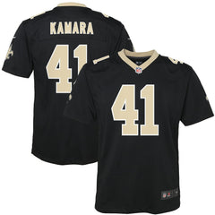 Alvin Kamara New Orleans Saints Youth Game Jersey - Black - Nike
