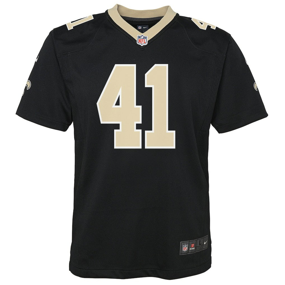 Alvin Kamara New Orleans Saints Youth Game Jersey - Black - Nike