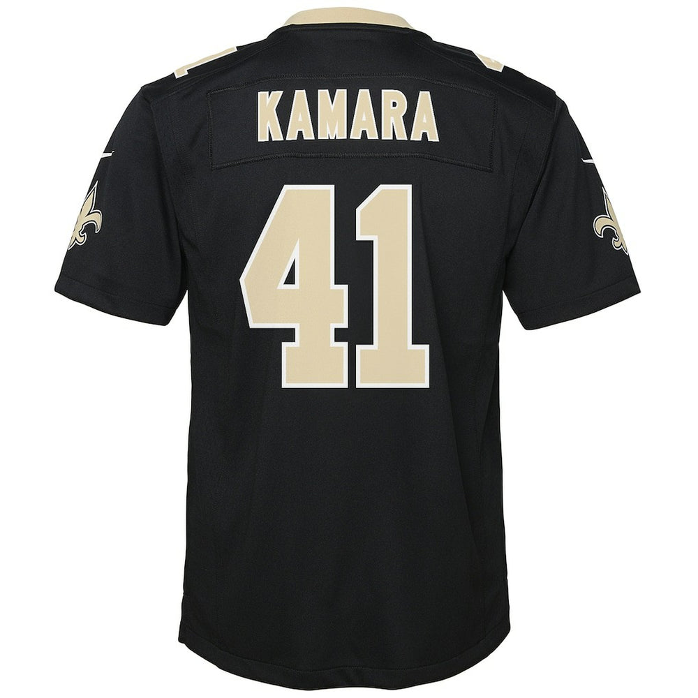 Alvin Kamara New Orleans Saints Youth Game Jersey - Black - Nike