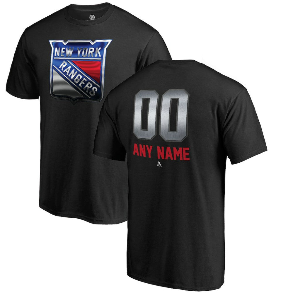 New York Rangers Personalized Midnight Mascot T-Shirt - Black | NHL online