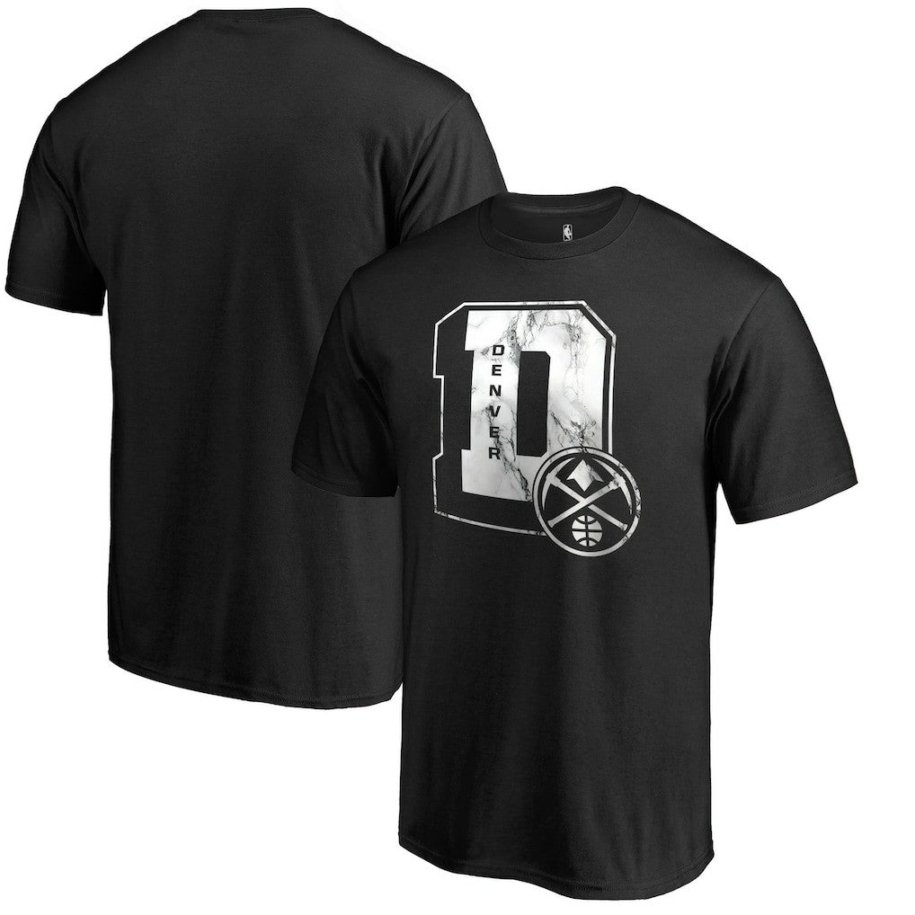 Denver Nuggets Letterman T-Shirt Black