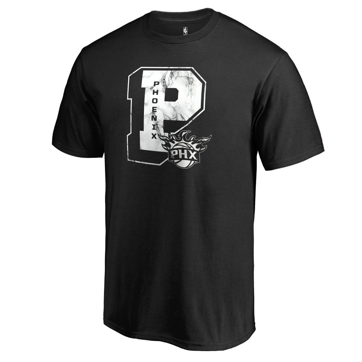 Phoenix Suns Letterman T-Shirt Black