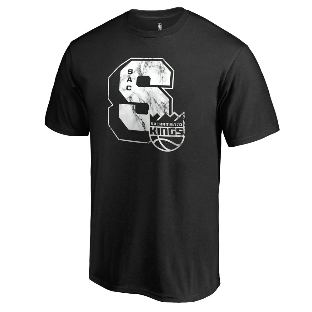 Sacramento Kings Letterman T-Shirt Black