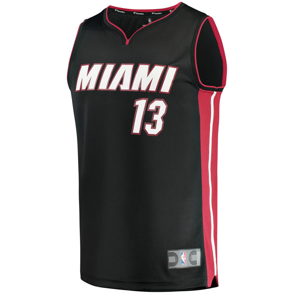 Fanatics Bam Adebayo Miami Heat Fast Break Replica Player Jersey Icon Edition Black