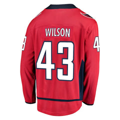 Tom Wilson Washington Capitals Fanatics Home Breakaway Player Jersey - Red | Fanatics Lifestyle