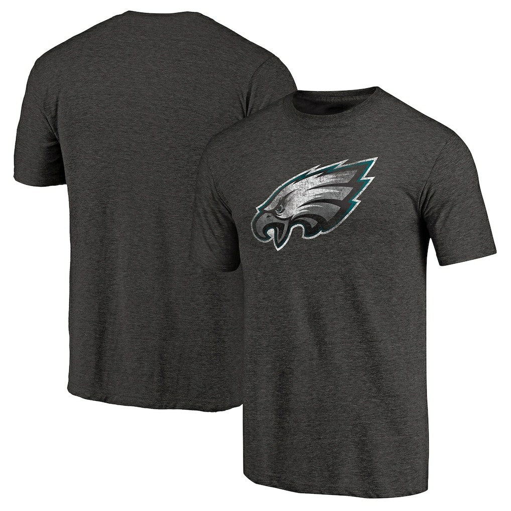 Philadelphia Eagles Team Secondary Tri-Blend T-Shirt - Heathered Black - NFL