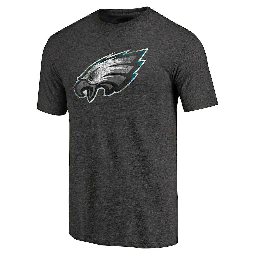 Philadelphia Eagles Team Secondary Tri-Blend T-Shirt - Heathered Black - NFL