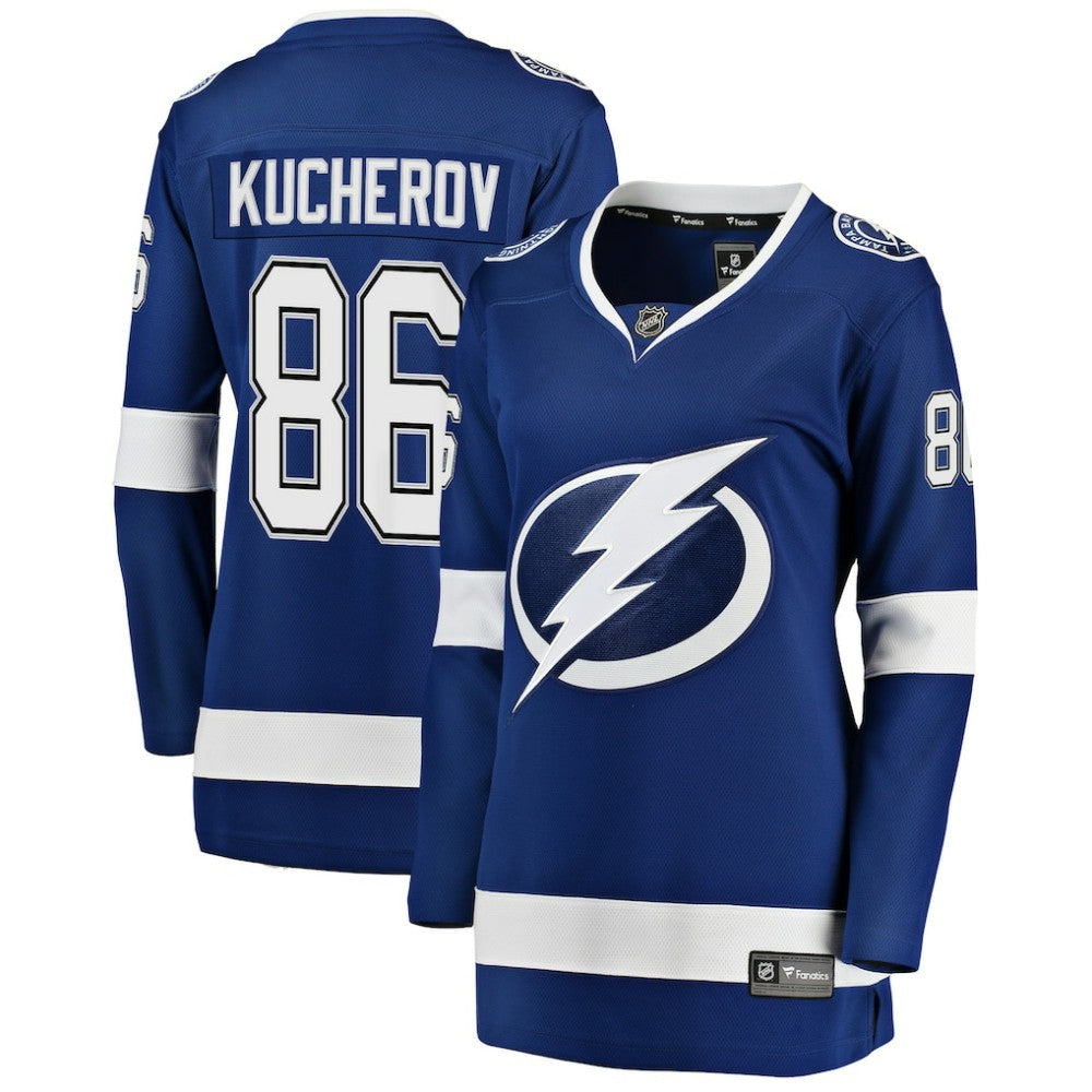 Nikita Kucherov Tampa Bay Lightning Fanatics Women's Home Breakaway Jersey - Blue | Fanatics Clearance