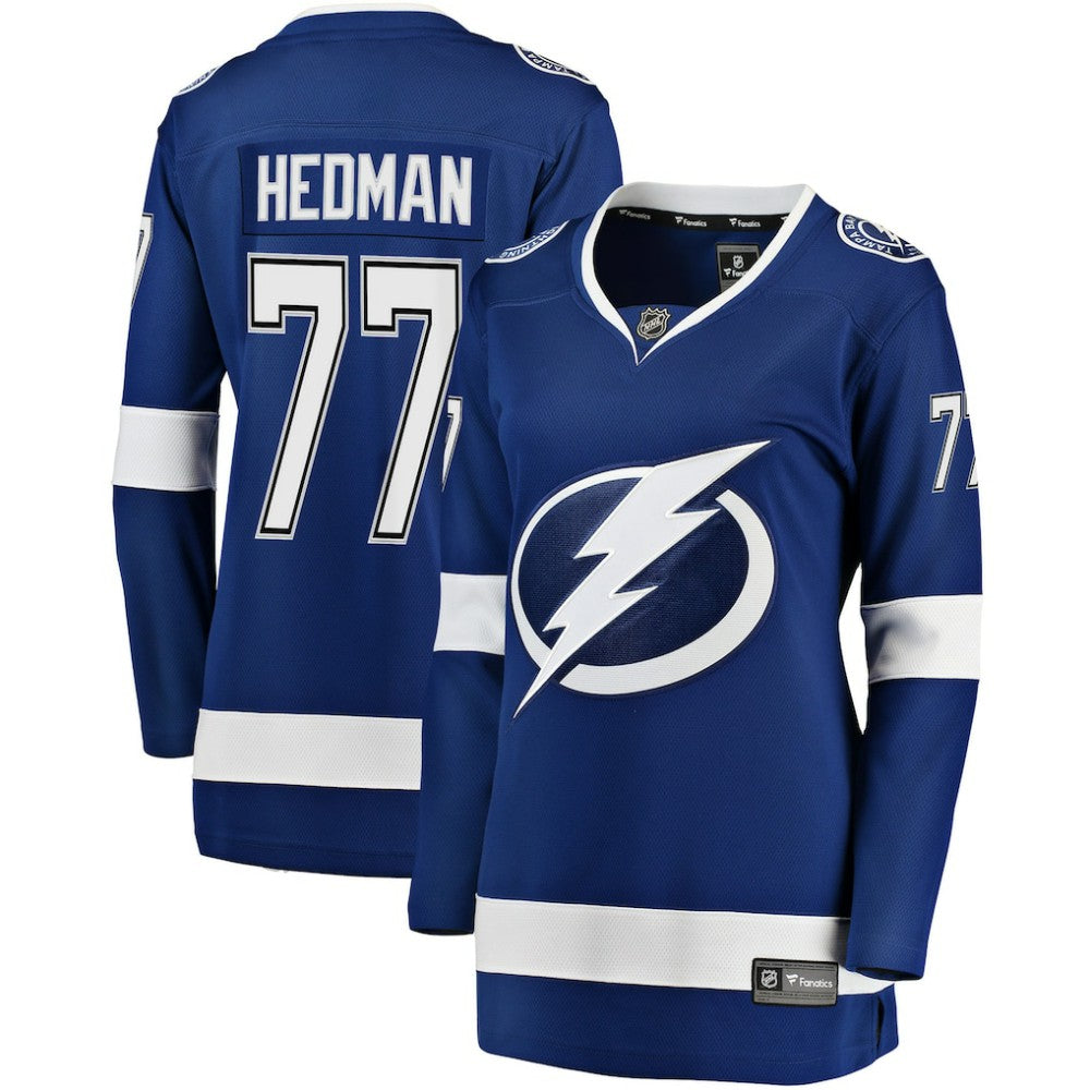 Victor Hedman Tampa Bay Lightning Fanatics Women's Home Breakaway Jersey - Blue | Fanatics on sale