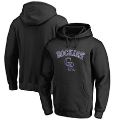 Colorado Rockies Team Lockup Fitted Pullover Hoodie Near Me