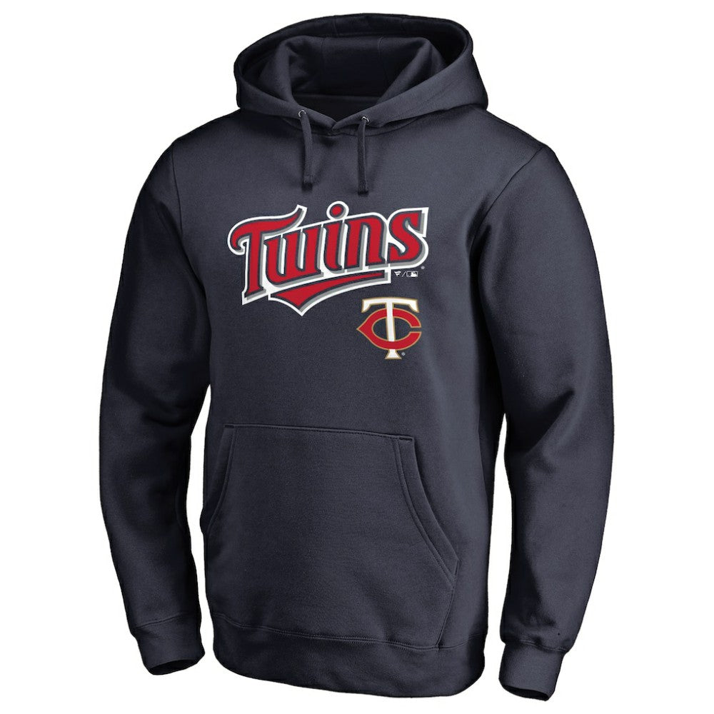 Minnesota Twins Team Lockup Fitted Pullover Hoodie for sale