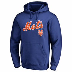 New York Mets Team Lockup Fitted Pullover Hoodie Online