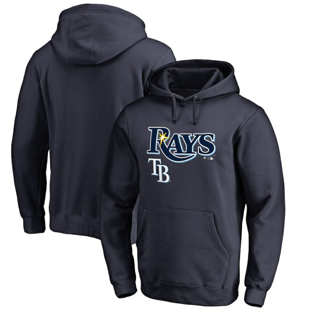Tampa Bay Rays Team Lockup Fitted Pullover Hoodie Outlet