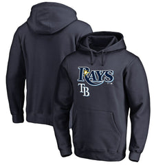 Tampa Bay Rays Team Lockup Fitted Pullover Hoodie Outlet