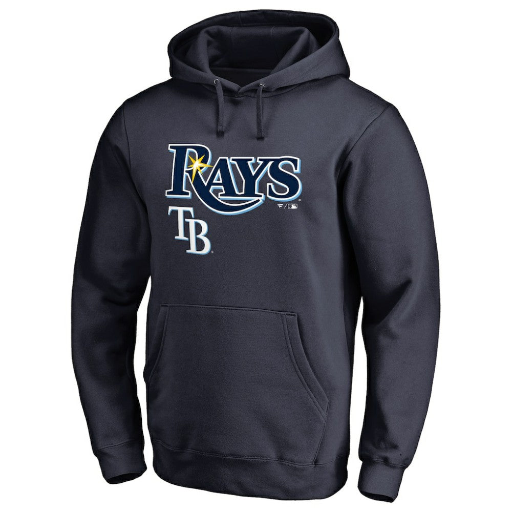 Tampa Bay Rays Team Lockup Fitted Pullover Hoodie Outlet