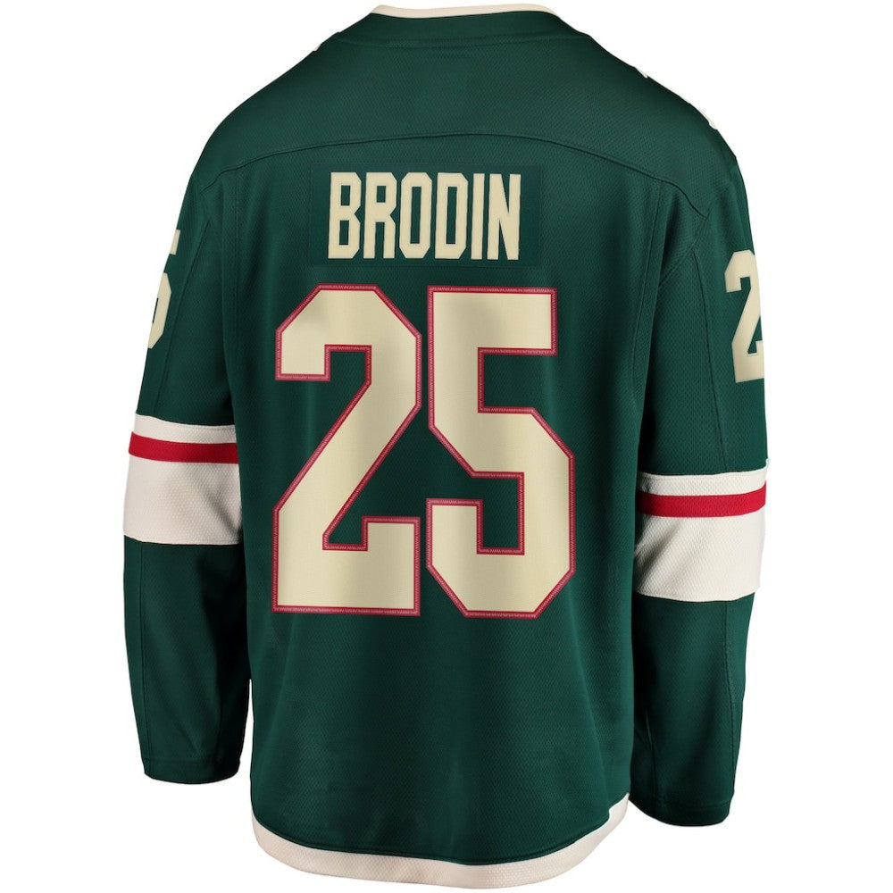 Jonas Brodin Minnesota Wild Fanatics Breakaway Jersey - Green | Fanatics Lifestyle