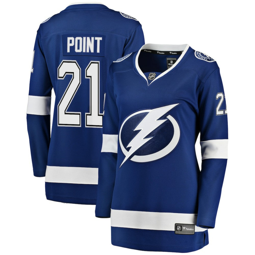 Brayden Point Tampa Bay Lightning Fanatics Women's Breakaway Player Jersey - Blue | Fanatics Lifestyle