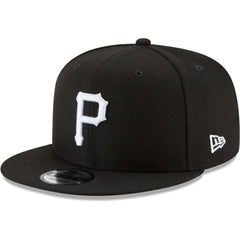 Pittsburgh Pirates New Era Black & White 9FIFTY Snapback Hat Outlet