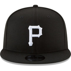 Pittsburgh Pirates New Era Black & White 9FIFTY Snapback Hat Outlet