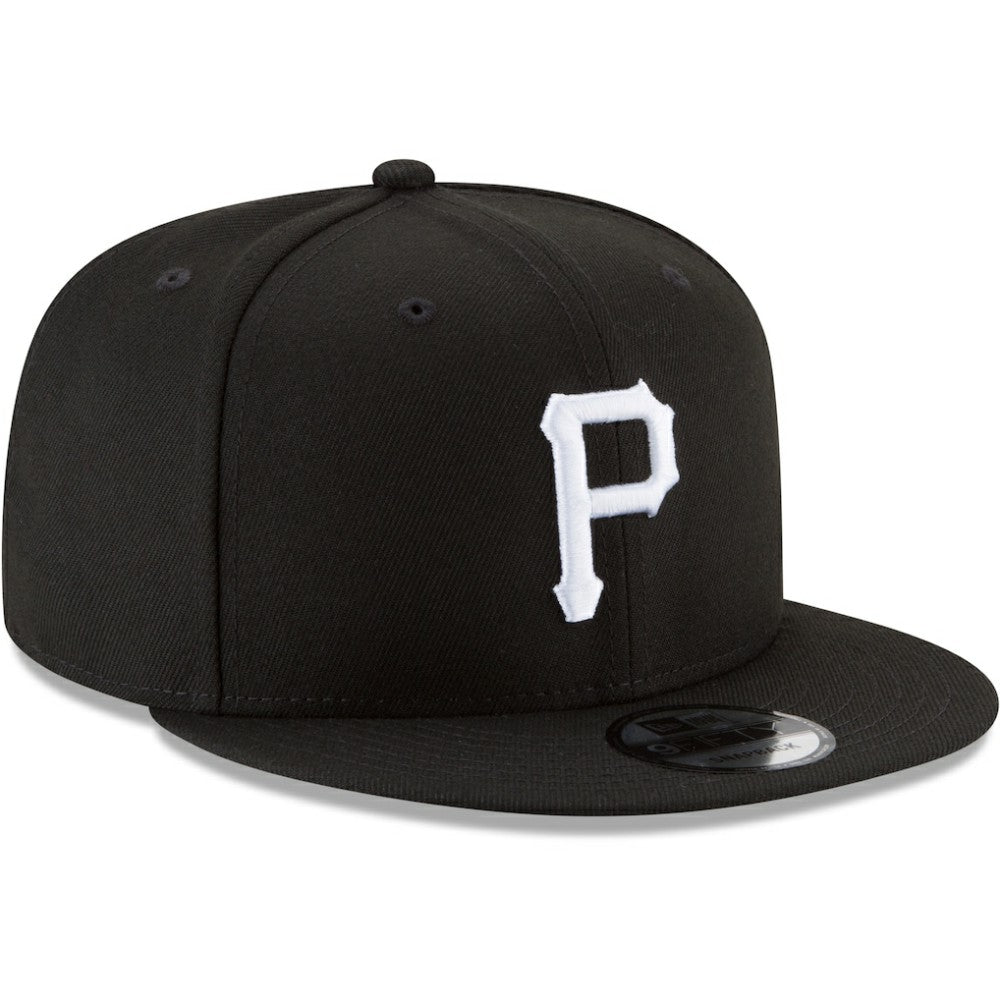 Pittsburgh Pirates New Era Black & White 9FIFTY Snapback Hat Outlet
