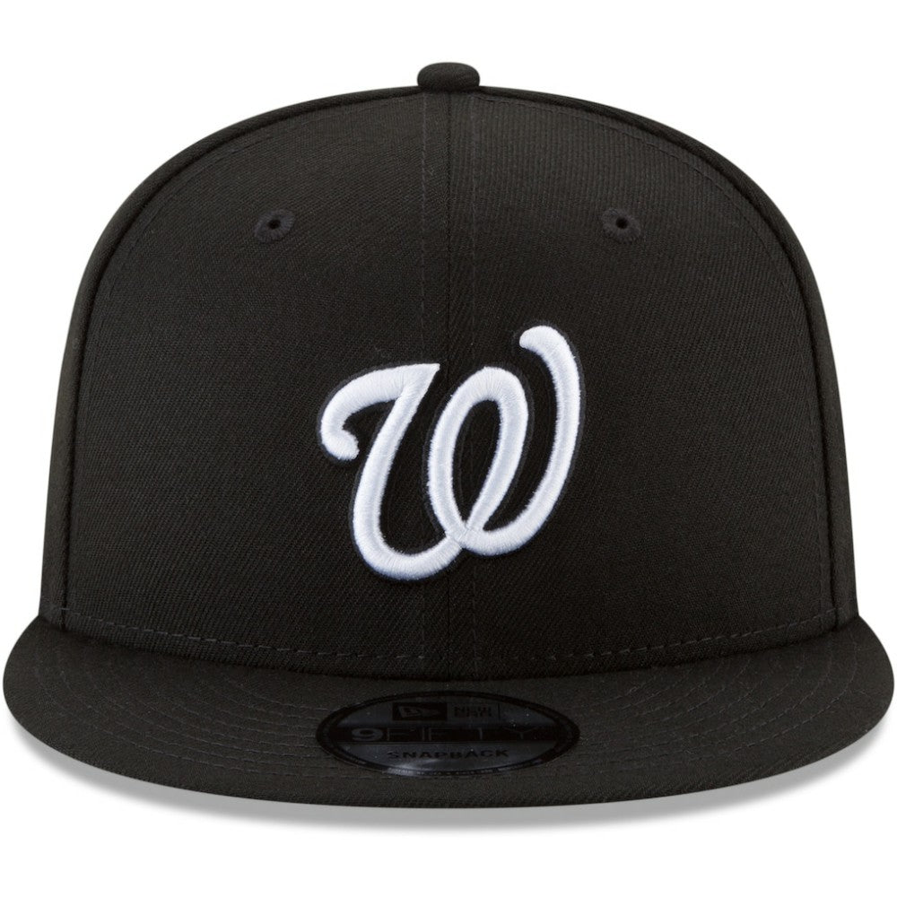 Washington Nationals New Era Black & White 9FIFTY Snapback Hat Near Me