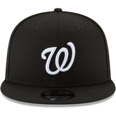 Washington Nationals New Era Black & White 9FIFTY Snapback Hat Near Me