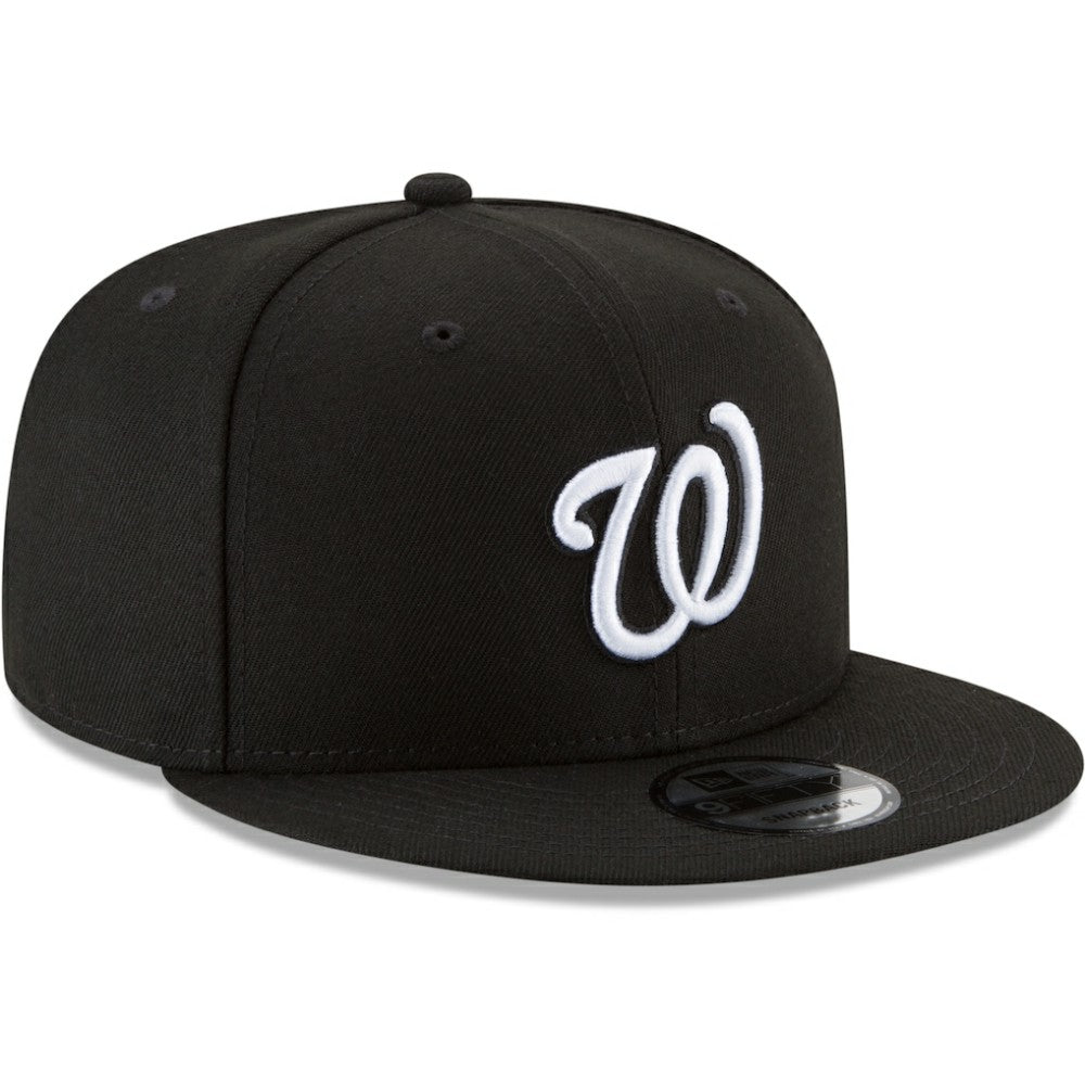 Washington Nationals New Era Black & White 9FIFTY Snapback Hat Near Me