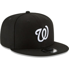 Washington Nationals New Era Black & White 9FIFTY Snapback Hat Near Me
