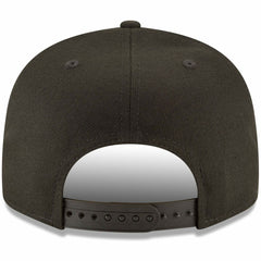 Los Angeles Dodgers New Era Script Logo Black on Black 9FIFTY Snapback Adjustable Hat Outlet