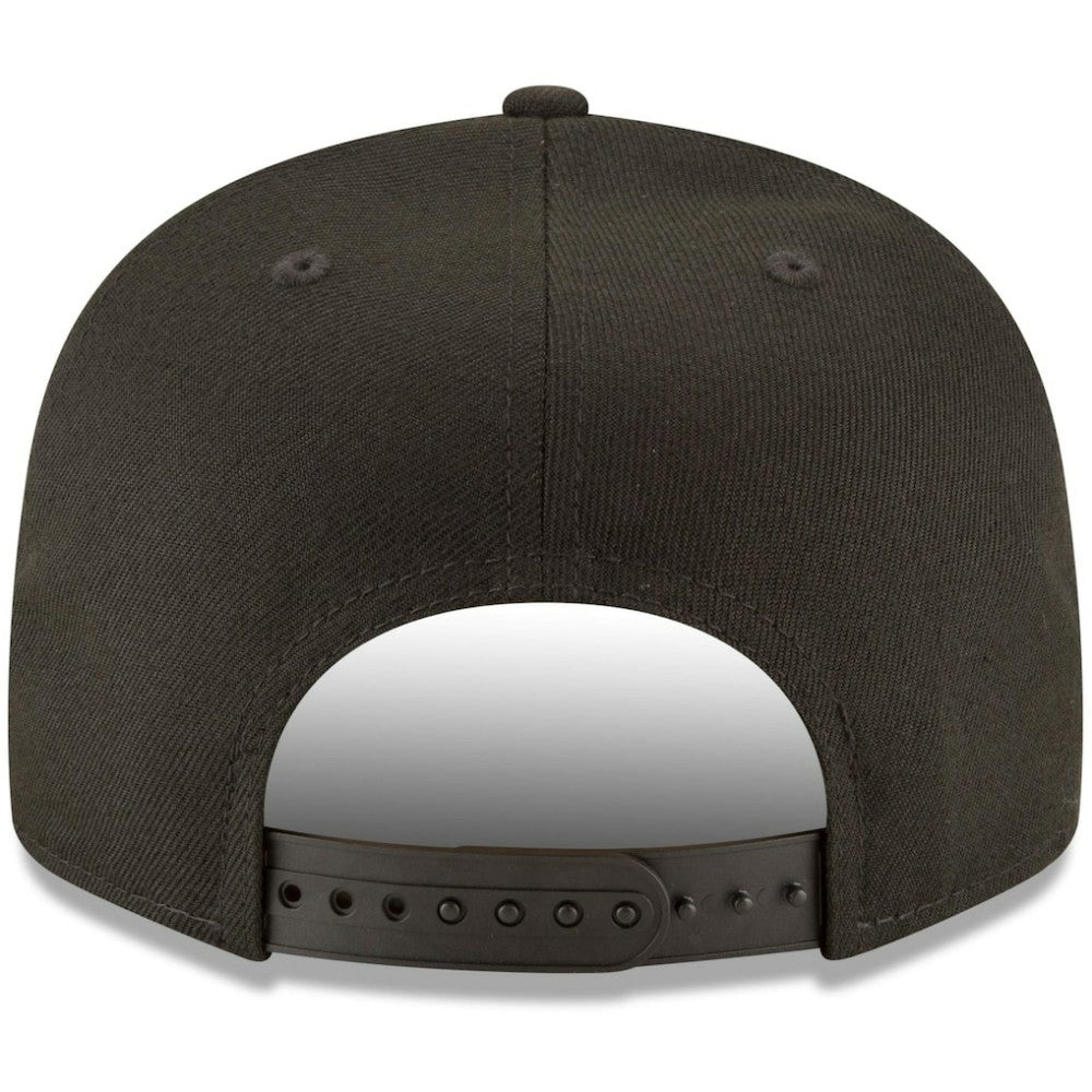 Texas Rangers New Era Black on Black 9FIFTY Team Snapback Adjustable Hat Online